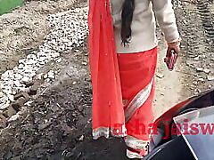 Desi shire aunty was sliding alone, she was patted